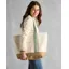 Joules Promenade Canvas Beach Bag - Neutral