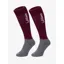 LeMieux Competition Socks Twin Pack Burgundy