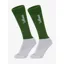 LeMieux Competition Socks Twin Pack Hunter Green