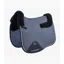 Premier Equine CC Merino Wool European Saddle Pad - Dressage Grey/Black Wool