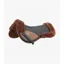 Premier Equine Merino Wool Half Pad - Brown/Brown Wool