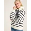 Joules Milbourne Navy and White Striped Hoodie
