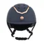 Charles Owen EQx Kylo Wide Peak Riding Helmet - Navy Matte/Rose Gold