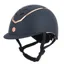 Charles Owen EQx Kylo Riding Helmet - Navy Matte/Rose Gold
