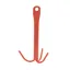 Perry Equestrian Three Prong Tack Hook in Red