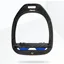 Flex-On Green Composite Stirrups - Black IUG Black/Dark Blue